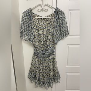 Misa Los Angeles off the shoulder mini dress size medium